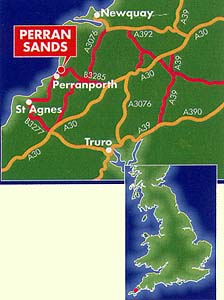 Perran Sands Cornwall Map Perran Sands Holiday, Touring & Camping Park Perranporth @ Cornwall Connect