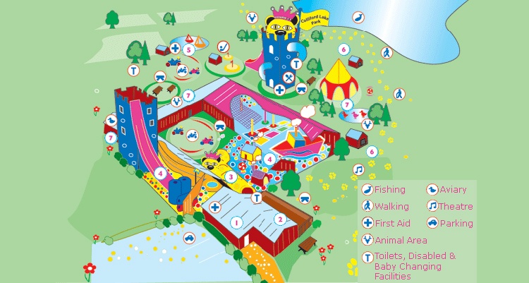 Map of Collifords Kids Kingdom